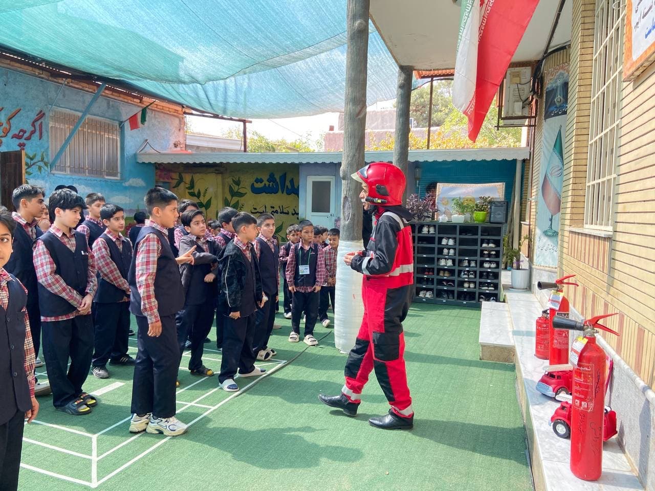 تصاویر روز آتش نشانی